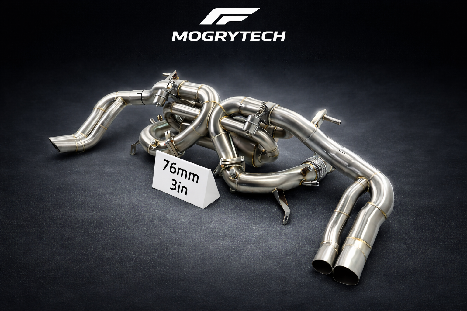 Audi R8 V10 5.2L Exhaust System | SS304 Catback Pneumatic Valves Muffler