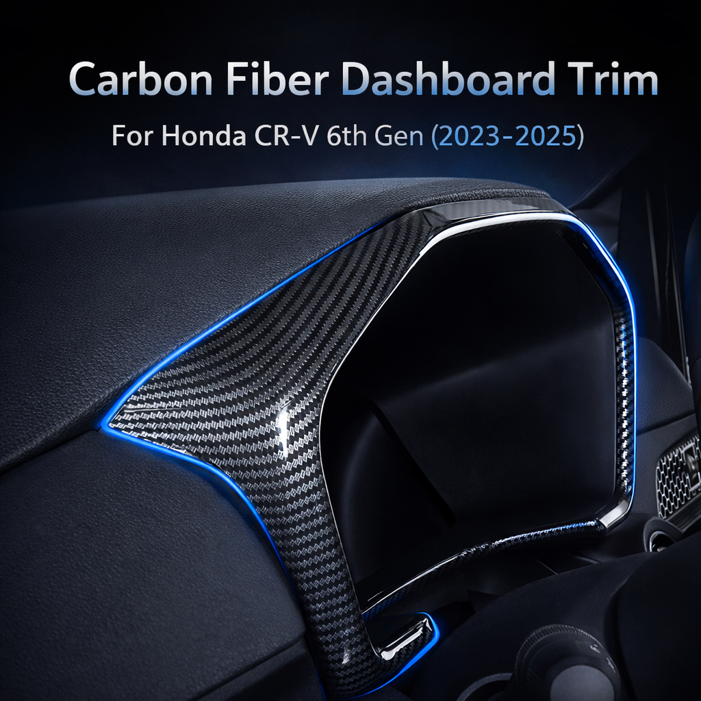 Honda CR-V Dashboard Panel Trim 2023-2025 | Carbon Fiber Instrument Cover