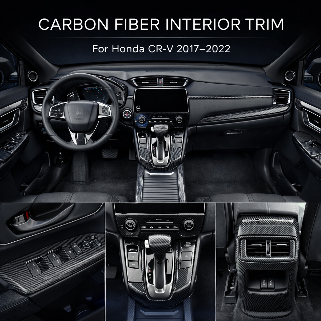 Honda CR-V Interior Trim Kit 2017-2021 | Carbon Fiber Pattern Complete Set