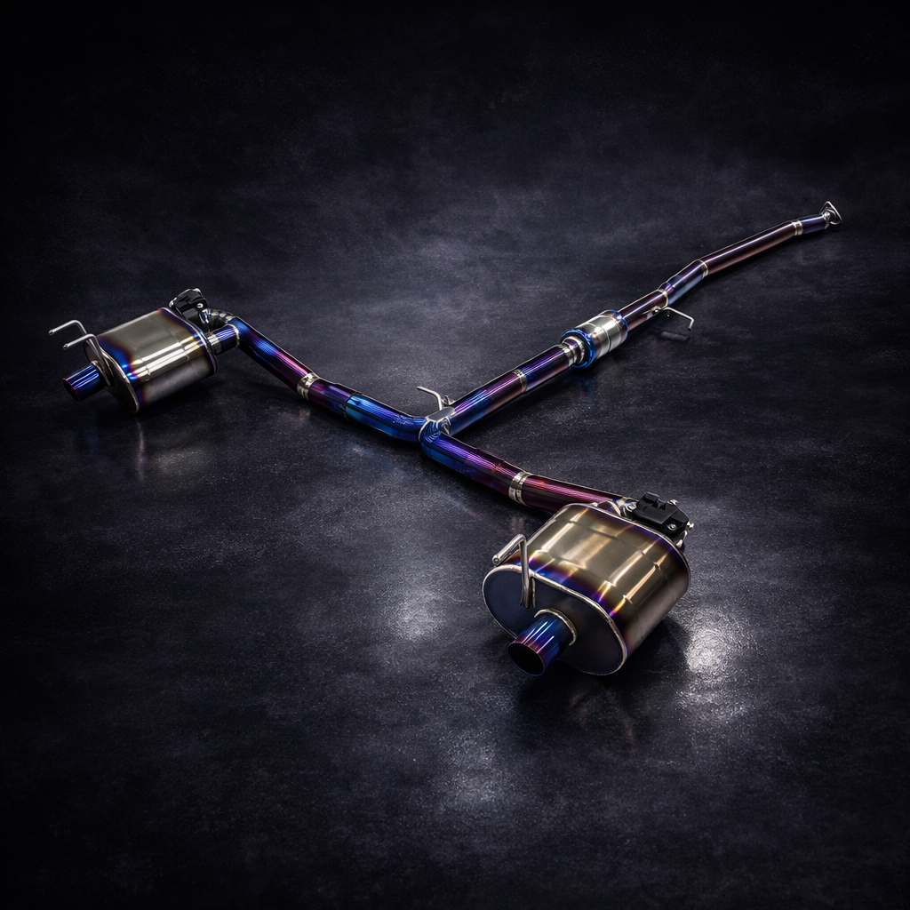 Honda CR-V Titanium Exhaust System | Valved Catback with Muffler