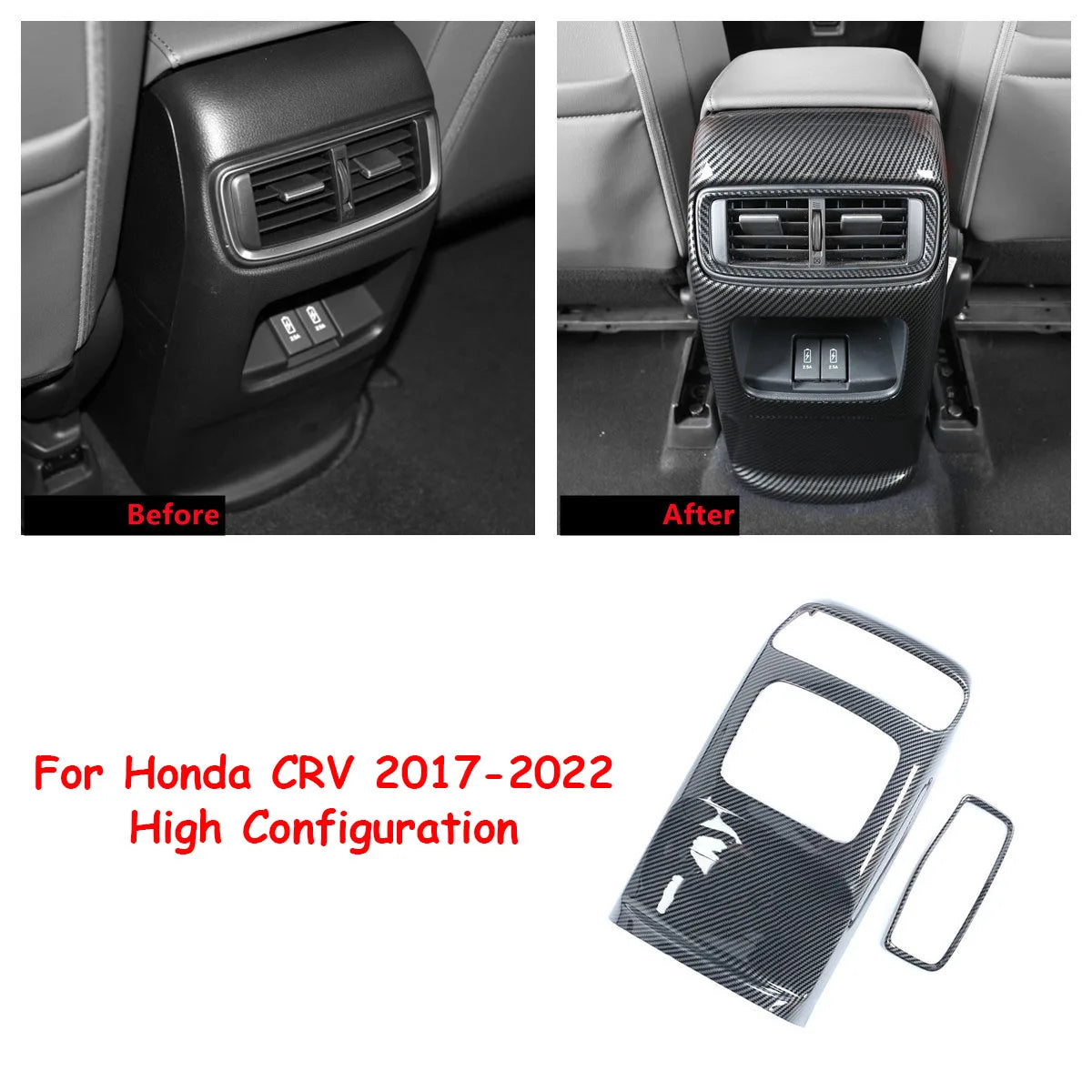 Honda CR-V Interior Trim Kit 2017-2021 | Carbon Fiber Pattern Complete Set