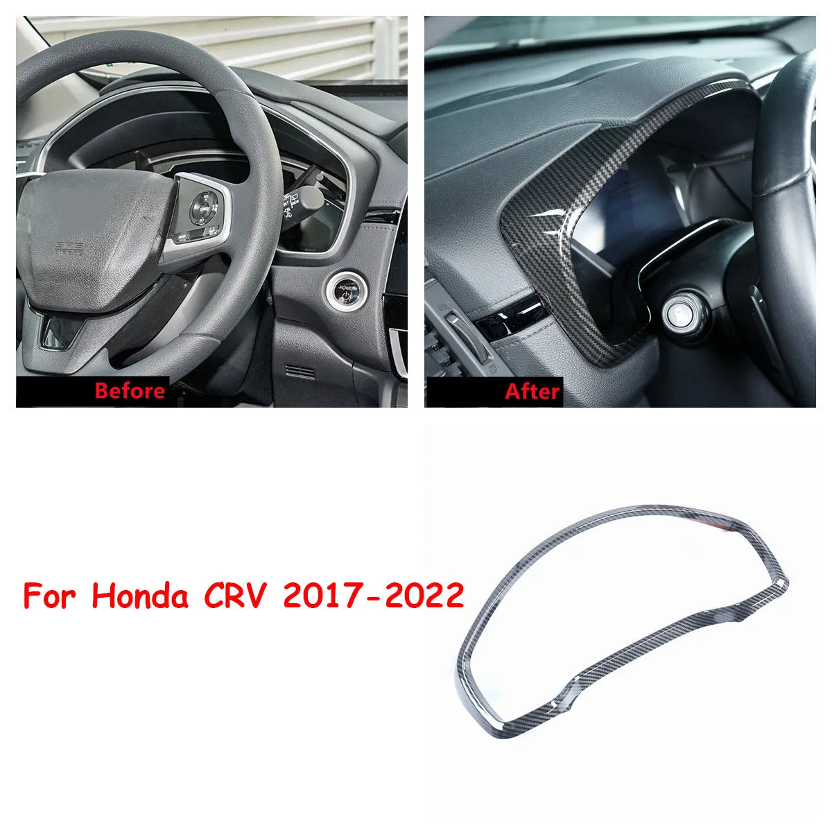 Honda CR-V Interior Trim Kit 2017-2021 | Carbon Fiber Pattern Complete Set