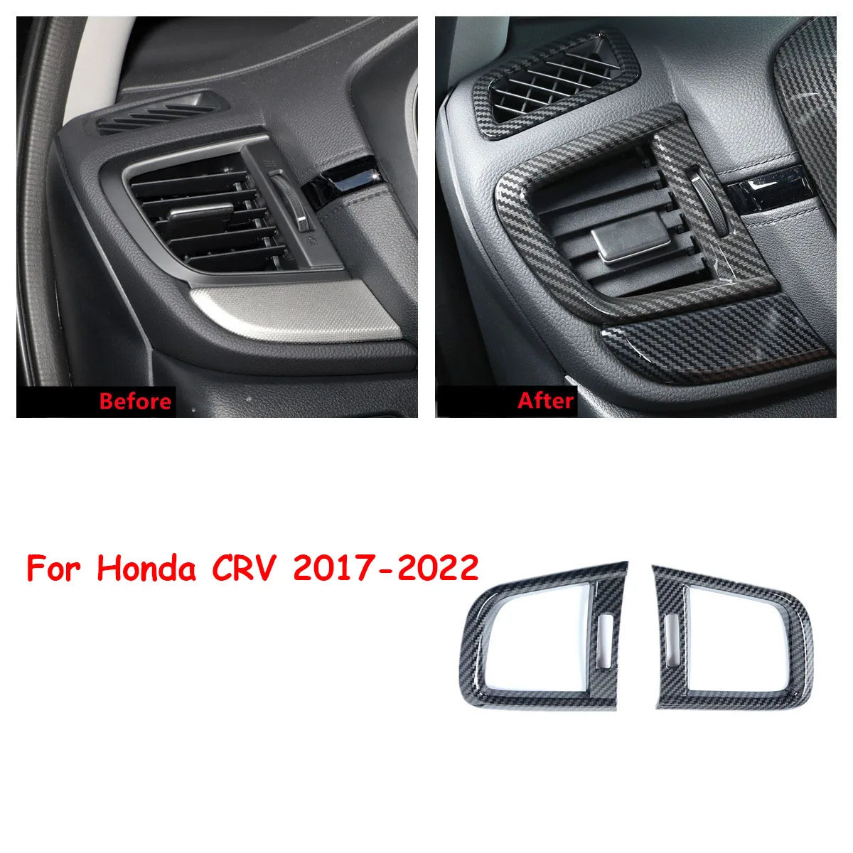 Honda CR-V Interior Trim Kit 2017-2021 | Carbon Fiber Pattern Complete Set