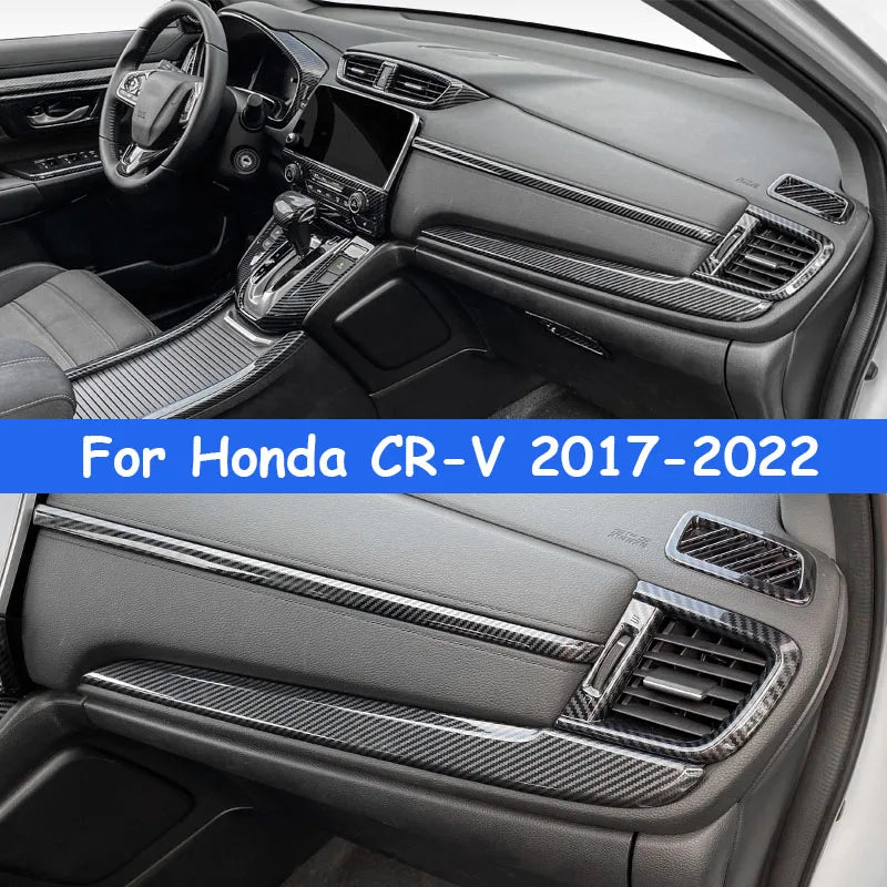 Honda CR-V Interior Trim Kit 2017-2021 | Carbon Fiber Pattern Complete Set