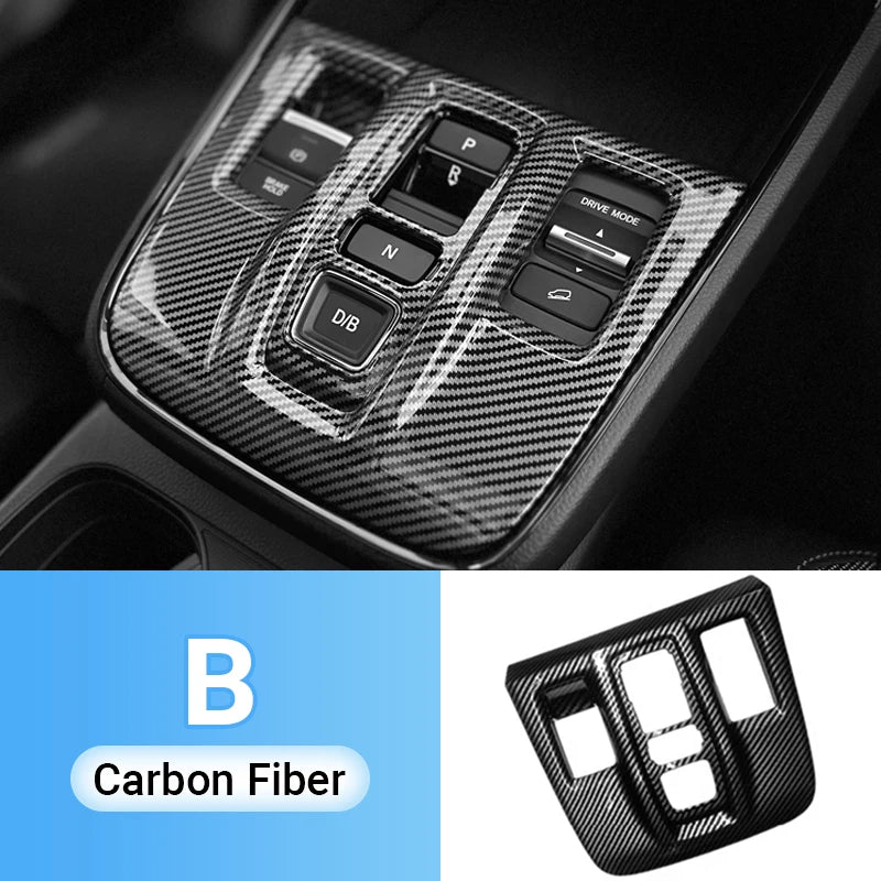 Honda CR-V Gear Shifter Panel Trim 2023-2025 | Carbon Fiber Console Cover