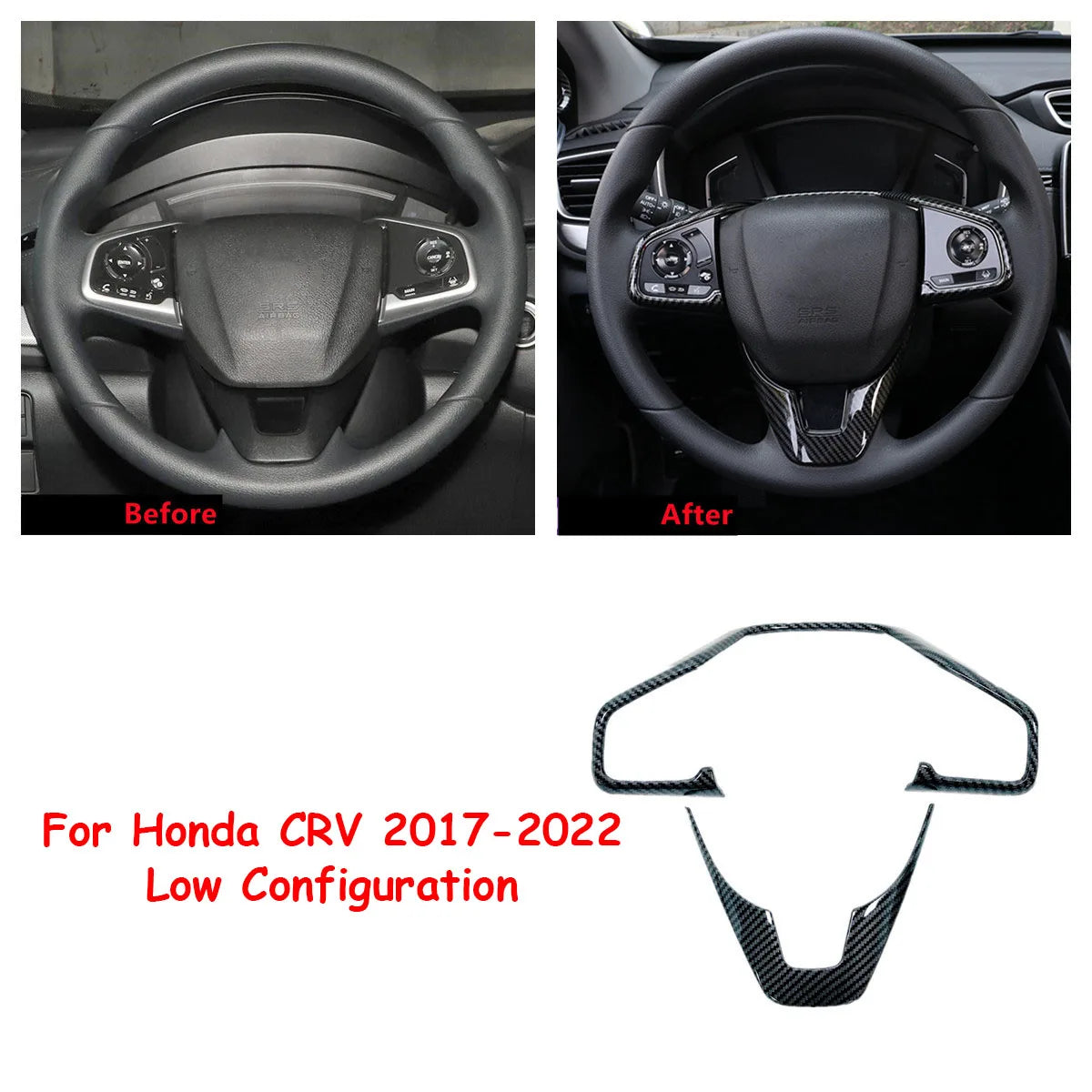 Honda CR-V Interior Trim Kit 2017-2021 | Carbon Fiber Pattern Complete Set