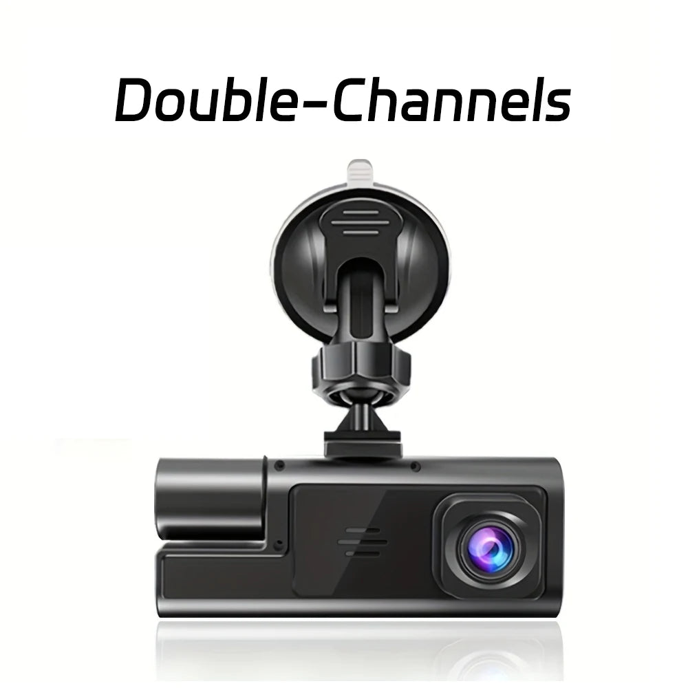 Dash Cam WiFi 3 Channels FHD 1080P | Car DVR Front Rear Inside Night Vision G-Sensor