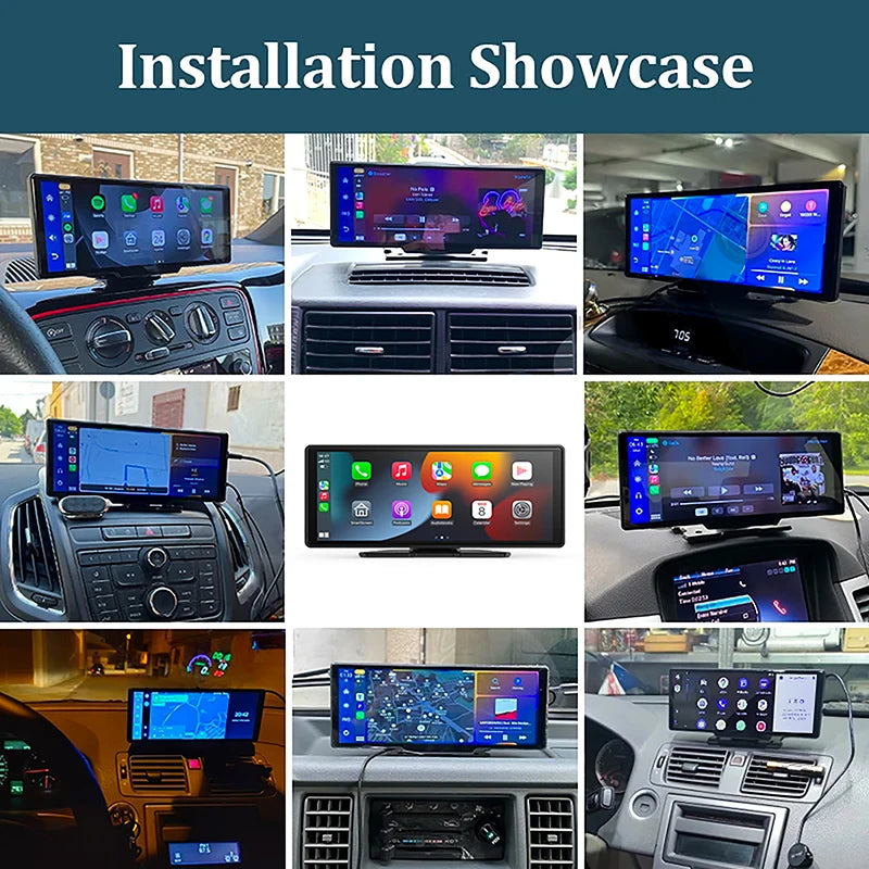 7" Universal CarPlay Android Auto Car Radio | IPS Touchscreen Multimedia Player