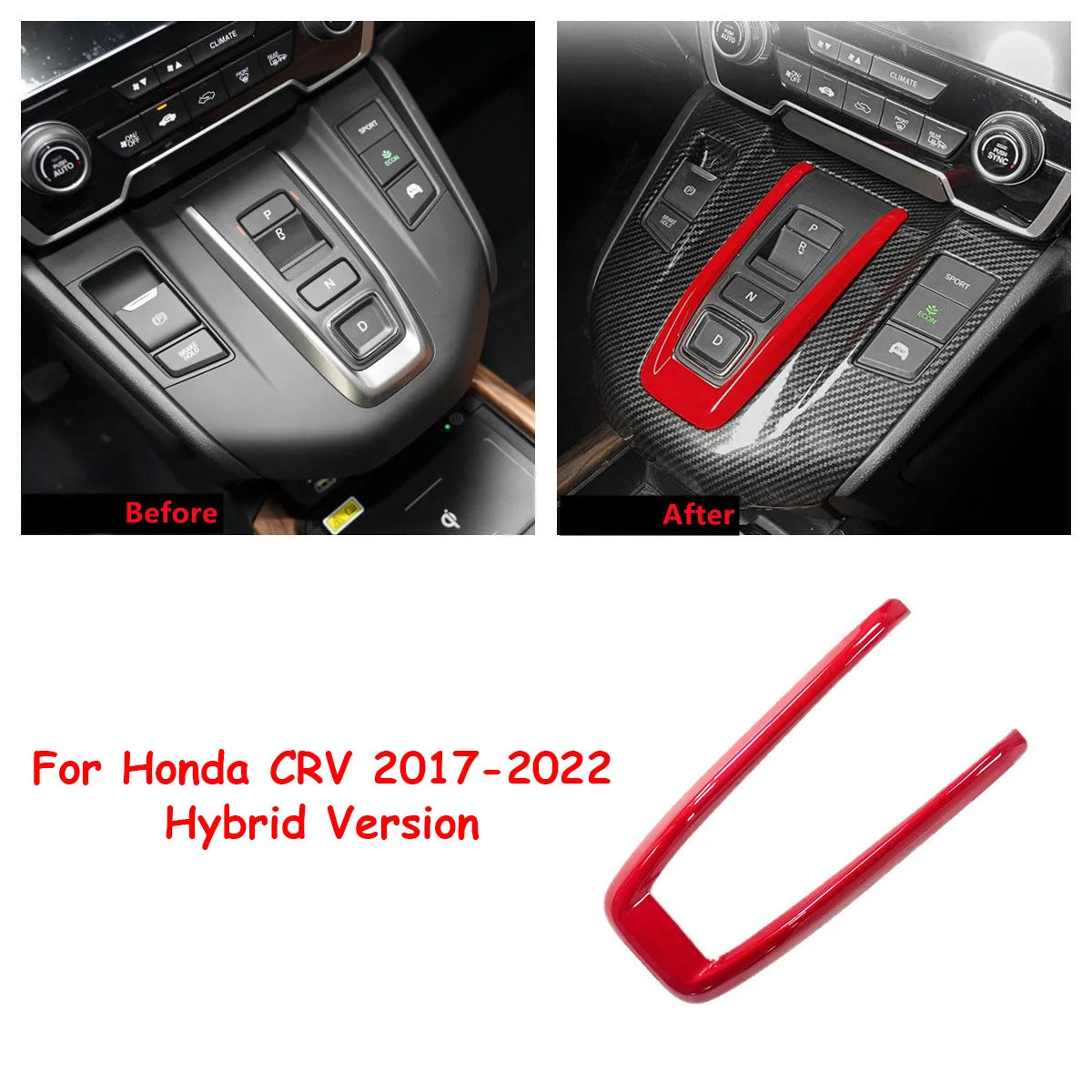 Honda CR-V Interior Trim Kit 2017-2021 | Carbon Fiber Pattern Complete Set