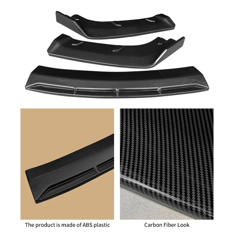 Honda CR-V Front Bumper Lip 2012-2016 | Carbon Fiber ABS Body Kit Spoiler