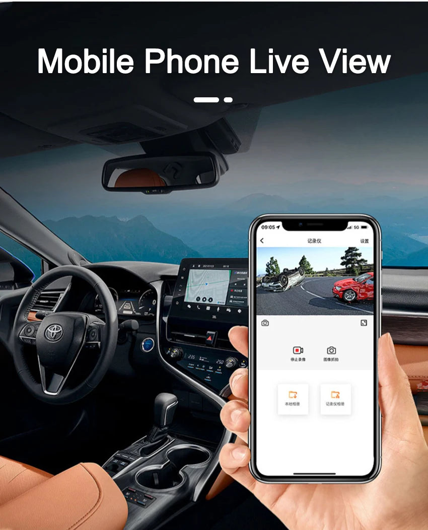 Dash Camera for Honda CR-V CRV 5th Gen 2017-2022 | Plug & Play 4K OEM WiFi APP DVR