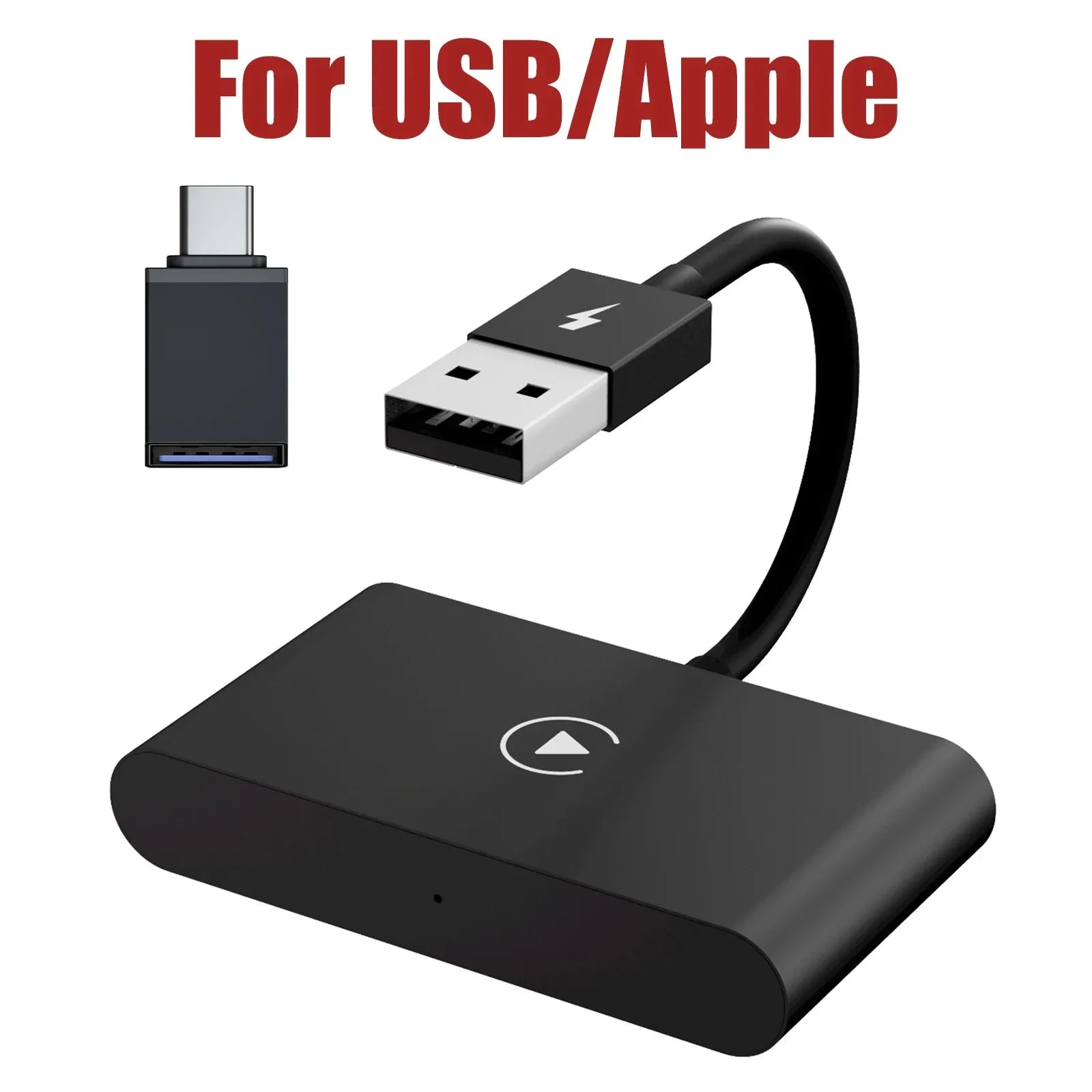 Wireless CarPlay Adapter for iPhone & Android | Convert Wired to Wireless USB/Type-C
