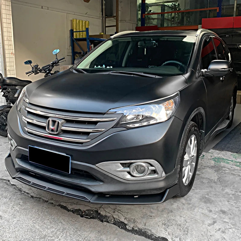 Honda CR-V Front Bumper Lip 2012-2016 | Carbon Fiber ABS Body Kit Spoiler