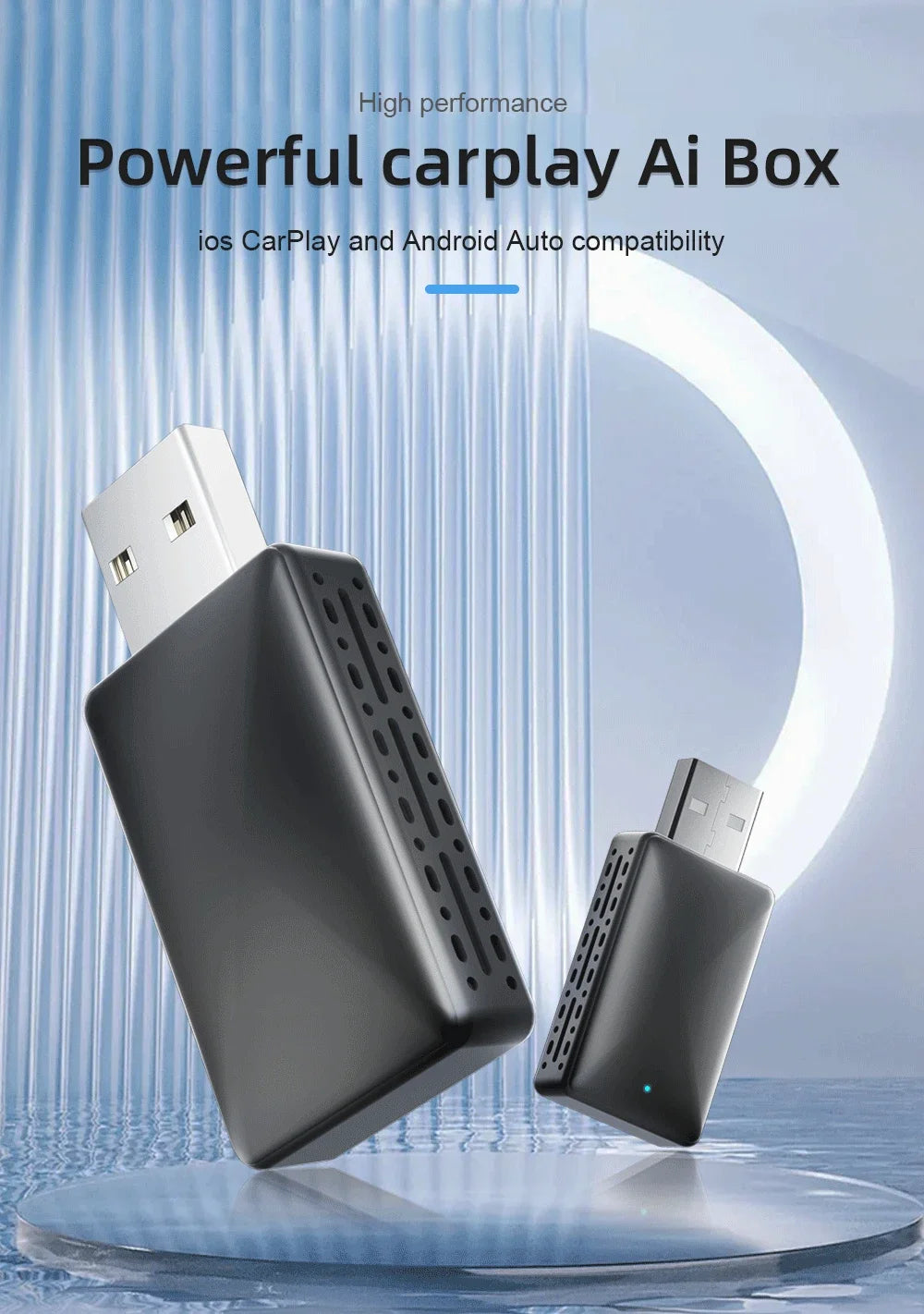 CarPlay Android Auto Wireless Adapter | Convert Wired to Wireless Car Dongle