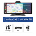 10.26" 4K Dash Cam ADAS Wireless CarPlay Android Auto | 5G WiFi GPS Navigation DVR