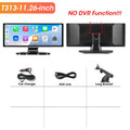 11.26" Dash Cam 4K Car DVR Wireless CarPlay Android Auto | GPS Dual Lens 5G WiFi FM
