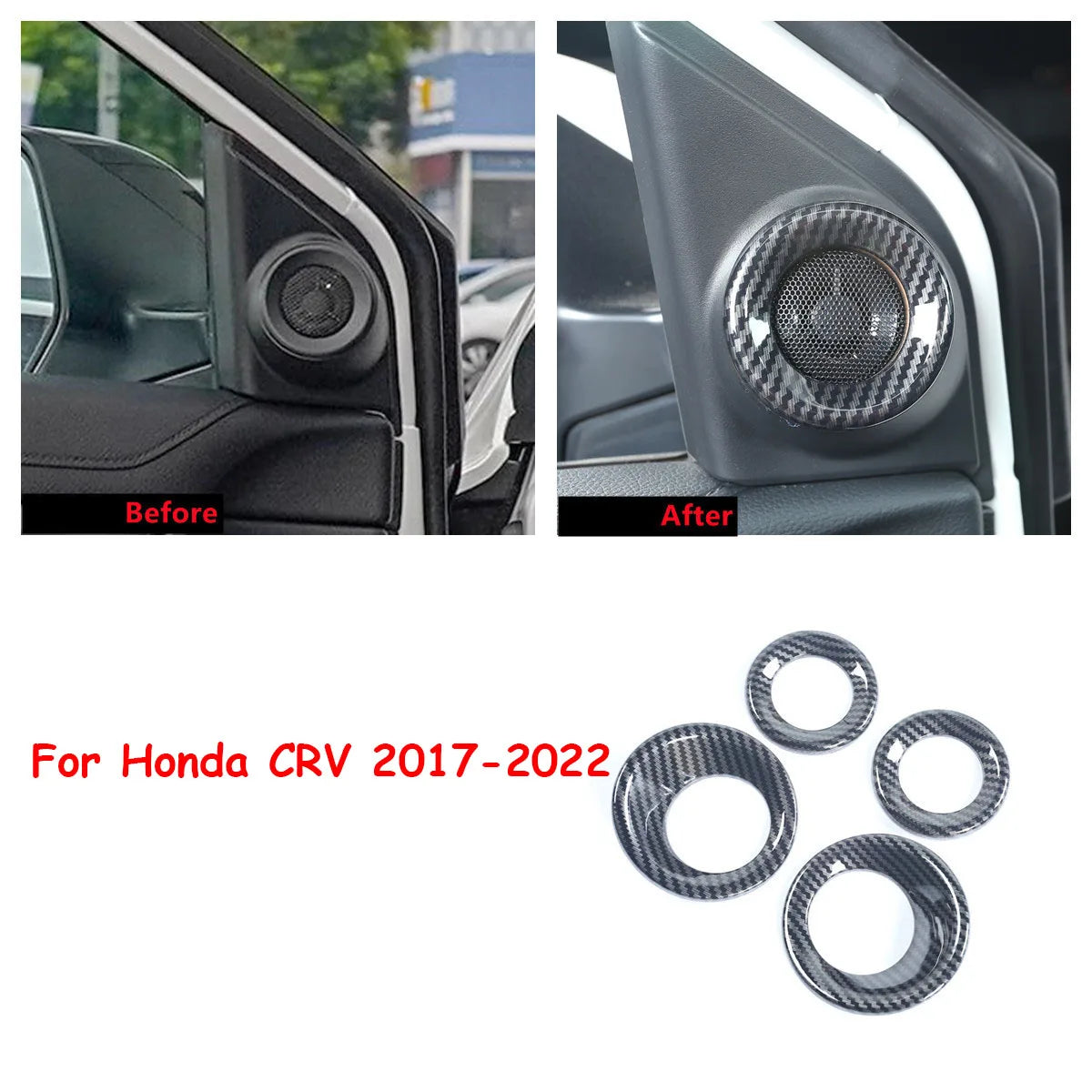 Honda CR-V Interior Trim Kit 2017-2021 | Carbon Fiber Pattern Complete Set