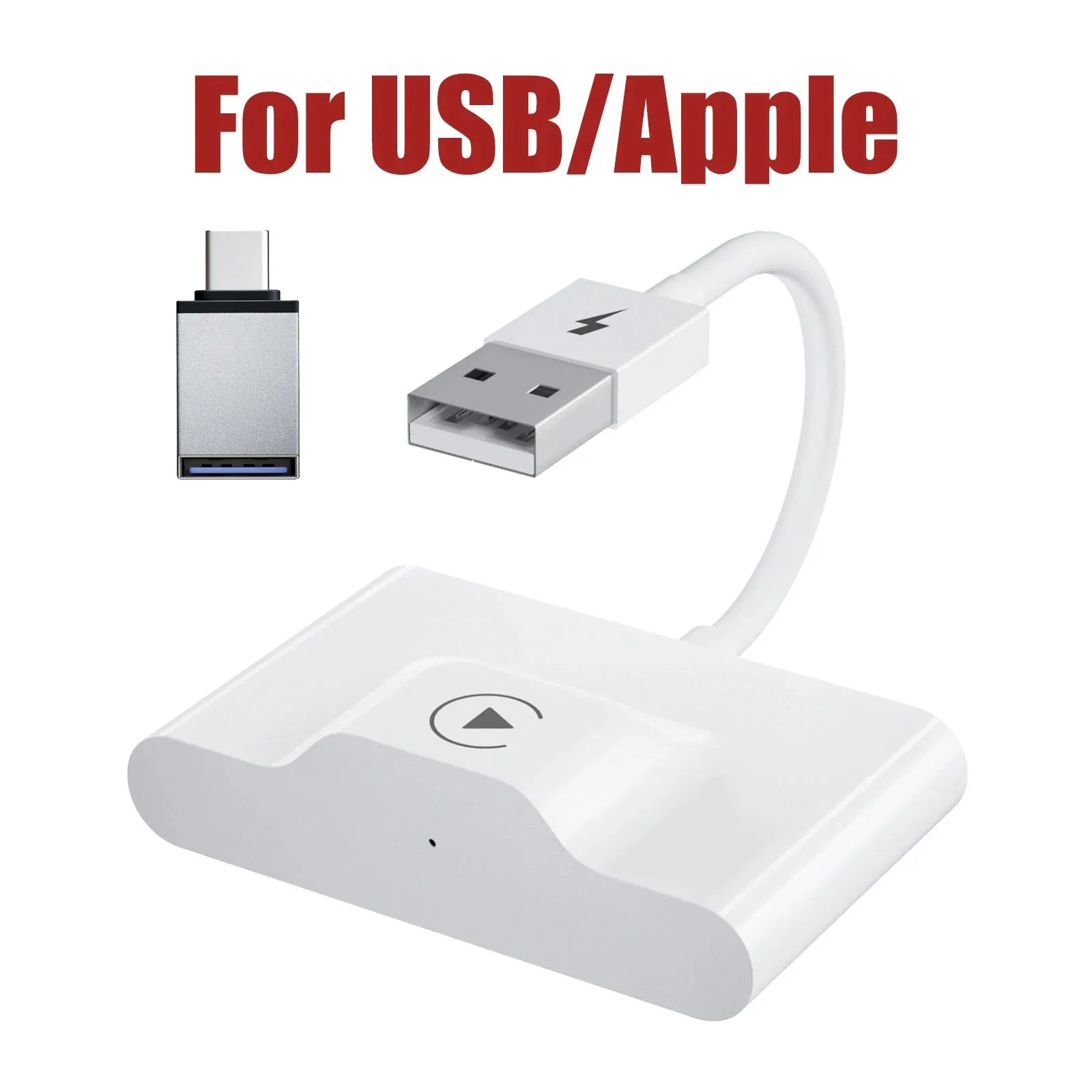 Wireless CarPlay Adapter for iPhone & Android | Convert Wired to Wireless USB/Type-C