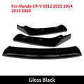 Honda CR-V Front Bumper Lip 2012-2016 | Carbon Fiber ABS Body Kit Spoiler